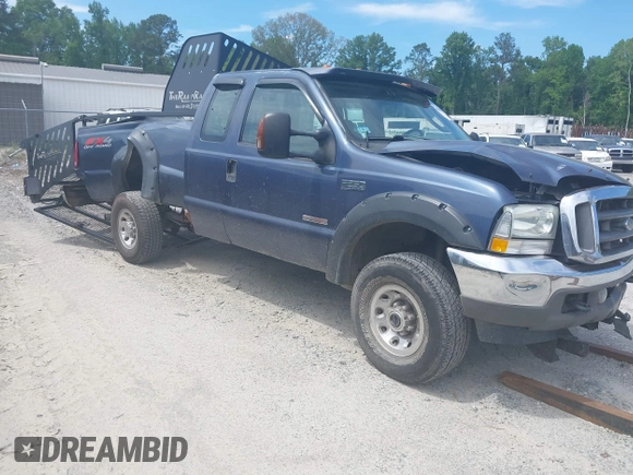 2004 Ford F-250 XL with VIN 1FTNX21P14ED44650, listed as a IAAI auction lot 42200599 with 231,965 mi miles and . Bid and sale history available at DreamBid. Image 1.