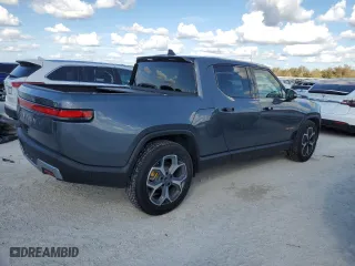 2022 Rivian R1T Adventure Package with VIN 7FCTGAAA2NN007543, listed as a Copart auction lot 77356644 with 0 mi miles and Non Repairable. Bid and sale history available at carsss.com. Image 3.