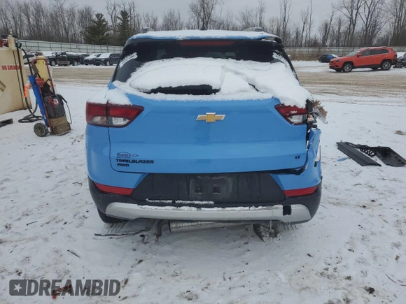 2024 Chevrolet TrailBlazer LT with VIN KL79MRSL9RB077343, listed as a Copart auction lot 43784025 with 20,632 mi miles and Non Repairable. Bid and sale history available at DreamBid. Image 6.