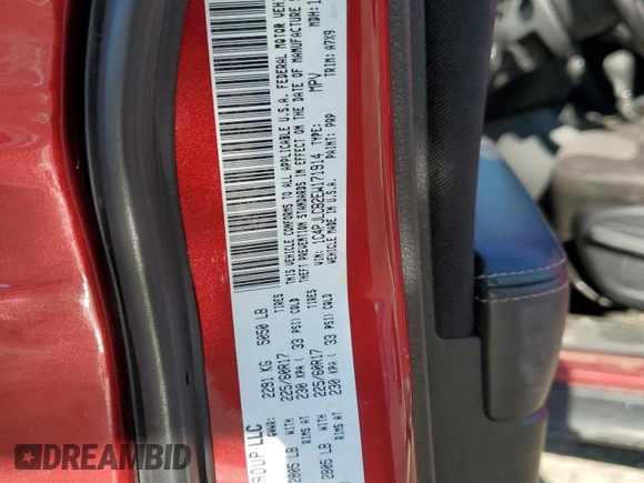 2014 Jeep Cherokee Latitude with VIN 1C4PJLCB2EW171914, listed as a Copart auction lot 41882175 with 146,286 mi miles and Salvage Title. Bid and sale history available at DreamBid. Image 15.