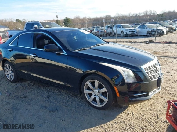 2015 Cadillac ATS Sedan Standard RWD with VIN 1G6AA5RA5F0125193, listed as a IAAI auction lot 41611024 with 210,229 mi miles. Bid and sale history available at carsss.com. Image 1.