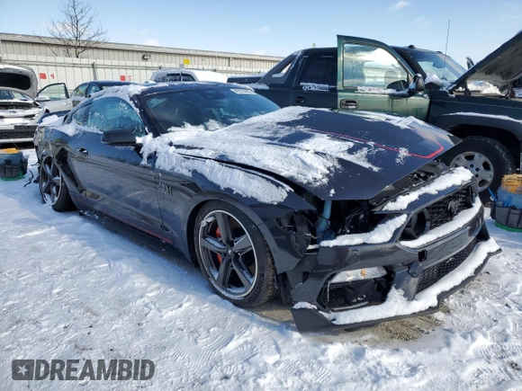 2022 Ford Mustang Mach 1 with VIN 1FA6P8R00N5555053, listed as a Copart auction lot 45270985 with Not provided miles and Salvage title. Bid and sale history available at DreamBid. Image 4.
