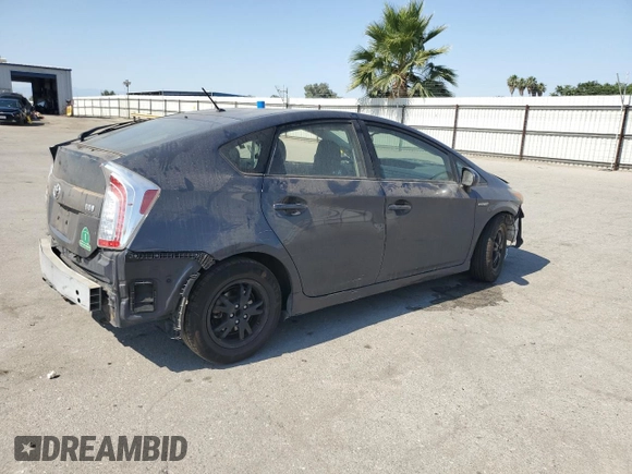 2013 Toyota Prius One with VIN JTDKN3DU4D5587143, listed as a Copart auction lot 60160945 with 168,930 mi miles and Salvage title. Bid and sale history available at DreamBid. Image 3.