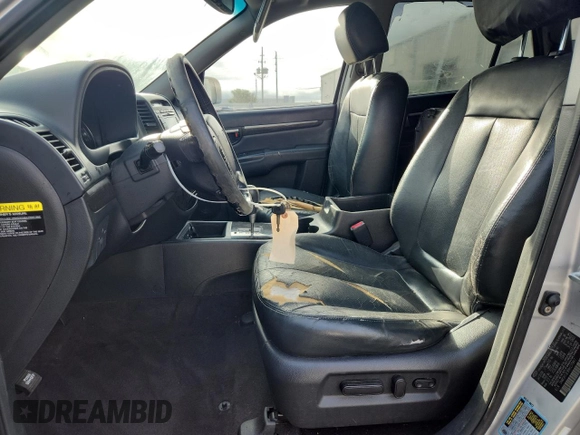 2009 Hyundai Santa Fe Limited with VIN 5NMSH13E89H237847, listed as a Copart auction lot 63209755 with 196,504 mi miles and Clean title. Bid and sale history available at DreamBid. Image 7.