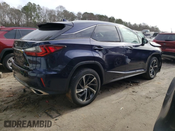 2017 Lexus RX with VIN 2T2BZMCA8HC134102, listed as a Copart auction lot 38923493 with 61,747 mi miles. Bid and sale history available at carsss.com. Image 3.