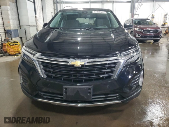 2023 Chevrolet Equinox LT with VIN 3GNAXUEG4PL107537, listed as a Copart auction lot 52333615 with 46,824 mi miles and Salvage Title. Bid and sale history available at DreamBid. Image 5.
