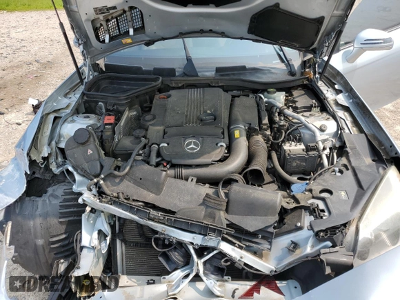 2014 Mercedes-Benz SLK 250 with VIN WDDPK4HA6EF077432, listed as a Copart auction lot 58894045 with 112,551 mi miles and Salvage title. Bid and sale history available at DreamBid. Image 11.