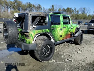 2018 Jeep Wrangler JK Unlimited Altitude with VIN 1C4BJWEG5JL863388, listed as a Copart auction lot 47398105 with 91,364 mi miles and Salvage Title. Bid and sale history available at carsss.com. Image 3.