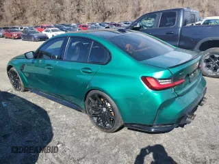 2023 BMW M3 Competition xDrive with VIN WBS43AY0XPFN93269, listed as a Copart auction lot 48684515 with 38,186 mi miles and Salvage Title. Bid and sale history available at carsss.com. Image 2.