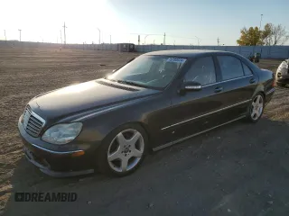 2003 Mercedes-Benz S-Class 4.3L with VIN WDBNG70J73A383130, listed as a Copart auction lot 76703924 with 109,488 mi miles and Salvage Title. Bid and sale history available at carsss.com. Image 1.
