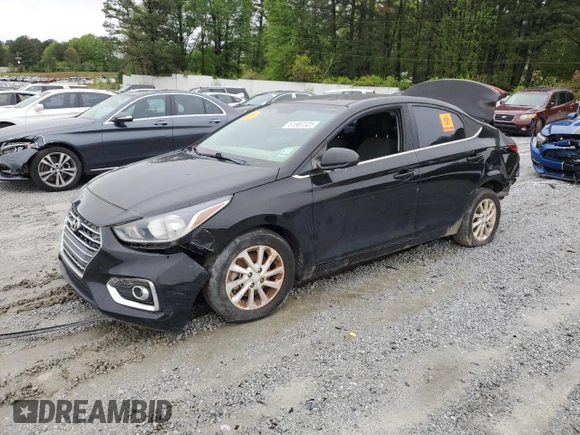 2019 Hyundai Accent SE with VIN 3KPC24A37KE074193, listed as a Copart auction lot 51987325 with 137,049 mi miles and Clean Title. Bid and sale history available at carsss.com. Image 1.