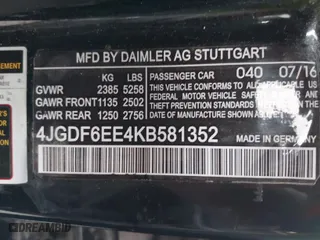 2019 Mercedes-Benz GLS with VIN 4JGDF6EE4KB581352, listed as a IAAI auction lot 40340947 with 79,067 mi miles. Bid and sale history available at carsss.com. Image 9.