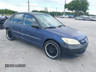 2004 Honda Civic LX with VIN 2HGES16514H602613, listed as a IAAI auction lot 39716121 with 215,401 mi miles and . Bid and sale history available at carsss.com. Image 1.