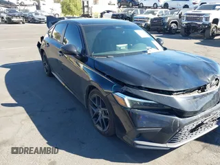 2024 Honda Civic Sport with VIN 2HGFE2F55RH538505, listed as a IAAI auction lot 41723536 with 59,800 mi miles and . Bid and sale history available at DreamBid. Image 1.