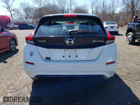 2022 Nissan LEAF S z VIN 1N4AZ1BVXNC561522, wystawiony jako Copart lot #50180835 z przebiegiem 20 888 mil mil oraz Szkoda całkowita • Salvage title. Historia ofert i sprzedaży dostępna na DreamBid. Obrazek 6.