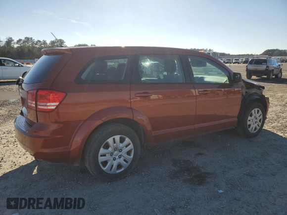 2014 Dodge Journey American Value Pkg with VIN 3C4PDCAB2ET152828, listed as a Copart auction lot 46165675 with 231,617 mi miles and Salvage Title. Bid and sale history available at carsss.com. Image 3.