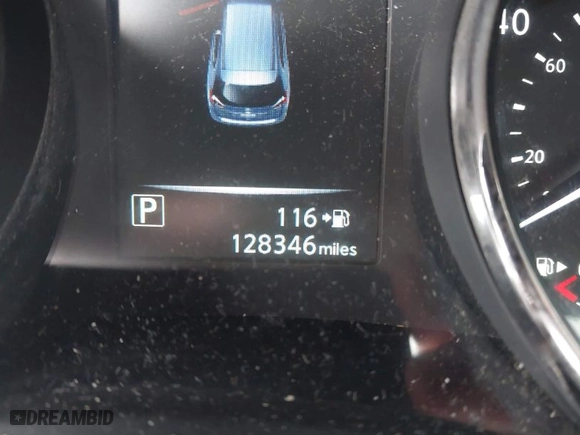 2017 Nissan Rogue SV with VIN KNMAT2MT6HP510531, listed as a IAAI auction lot 41475988 with 128346 miles. Bid and sale history available at carsss.com. Image 15.