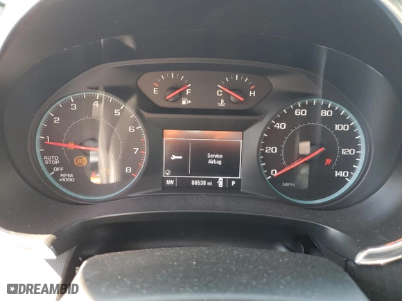 2017 Chevrolet Malibu LT with VIN 1G1ZE5ST7HF195707, listed as a Copart auction lot 68610674 with 88,538 mi miles and Salvage Title. Bid and sale history available at carsss.com. Image 9.