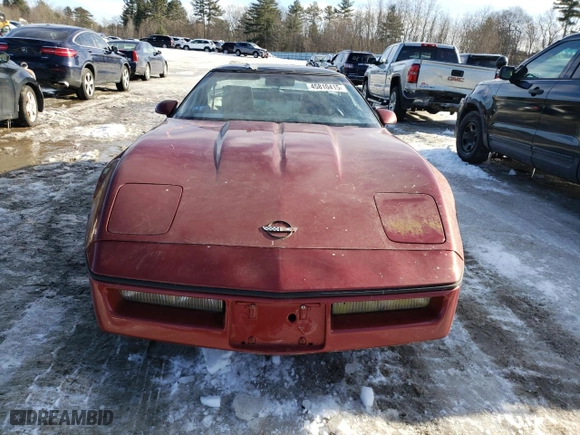 1986 Chevrolet Corvette with VIN 1G1YY0781G5125070, listed as a Copart auction lot 45810415 with 94,849 mi miles and Clean Title. Bid and sale history available at carsss.com. Image 5.