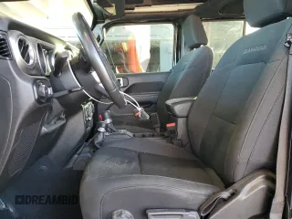 2020 Jeep Wrangler Unlimited Sahara Altitude with VIN 1C4HJXEGXLW292367, listed as a Copart auction lot 88130035 with 52,838 mi miles and Salvage title. Bid and sale history available at DreamBid. Image 7.