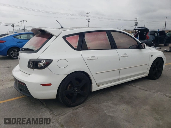 2008 Mazda 3 Mazdaspeed3 GT z VIN JM1BK34M181148830, wystawiony jako Copart lot #55533585 z przebiegiem 287 169 mil mil oraz Czysty tytuł • Clean title. Historia ofert i sprzedaży dostępna na DreamBid. Obrazek 3.