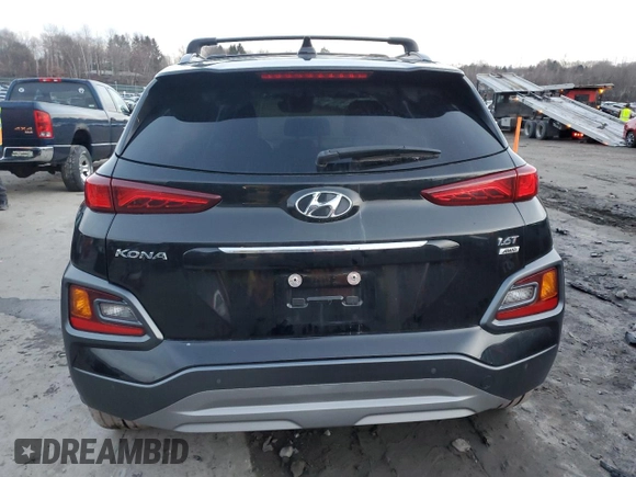 2019 Hyundai Kona Ultimate with VIN KM8K5CA57KU388762, listed as a Copart auction lot 69278812 with 22,422 mi miles. Bid and sale history available at carsss.com. Image 6.