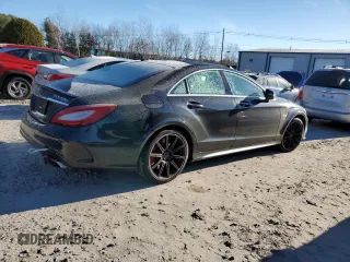 2018 Mercedes-Benz CLS 63 S AMG with VIN WDDLJ7GB0JA205796, listed as a Copart auction lot 82857954 with 62,406 mi miles and Salvage title. Bid and sale history available at DreamBid. Image 3.