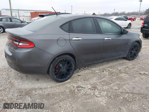 2015 Dodge Dart Limited with VIN 1C3CDFCB2FD346350, listed as a IAAI auction lot 41472008 with 107,831 mi miles. Bid and sale history available at carsss.com. Image 4.