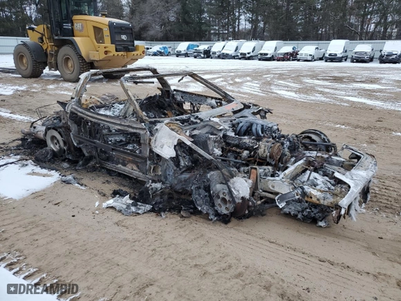 1987 Chevrolet Corvette with VIN 1G1YY2180H5113000, listed as a Copart auction lot 83015414 with 0 mi miles and Salvage Title. Bid and sale history available at carsss.com. Image 4.