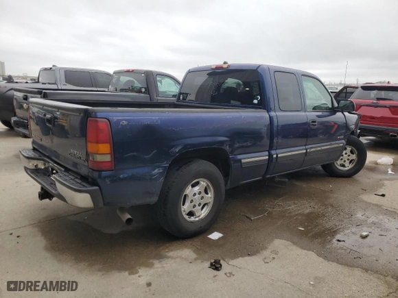 2002 Chevrolet Silverado 1500 LS with VIN 2GCEC19T221277823, listed as a Copart auction lot 51314965 with 131,439 mi miles and Salvage Title. Bid and sale history available at carsss.com. Image 3.