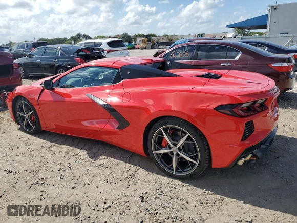 2021 Chevrolet Corvette 2LT with VIN 1G1YB3D42M5118581, listed as a Copart auction lot 53654314 with 6,310 mi miles. Bid and sale history available at carsss.com. Image 2.