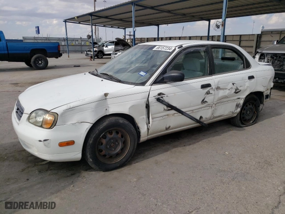 2002 Suzuki Esteem GL with VIN JS2GB41S625401788, listed as a Copart auction lot 66157234 with 55,593 mi miles and Salvage Title. Bid and sale history available at carsss.com. Image 1.