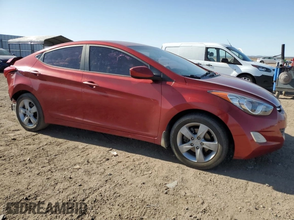 2012 Hyundai Elantra GLS z VIN KMHDH4AE9CU390942, wystawiony jako Copart lot #59723155 z przebiegiem 134 173 mil mil oraz Szkoda całkowita • Salvage title. Historia ofert i sprzedaży dostępna na DreamBid. Obrazek 4.
