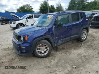 2019 Jeep Renegade Latitude with VIN ZACNJABB0KPK84392, listed as a Copart auction lot 61554635 with Not provided miles and Salvage title. Bid and sale history available at DreamBid. Image 1.
