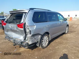 2012 Toyota Sienna XLE with VIN 5TDDK3DC0CS045751, listed as a IAAI auction lot 42591445 with 196,791 mi miles and . Bid and sale history available at DreamBid. Image 4.