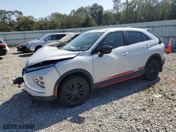 2023 Mitsubishi Eclipse Cross LE with VIN JA4ATVAA8PZ042898, listed as a Copart auction lot 75252854 with 27,850 mi miles and Salvage Title. Bid and sale history available at carsss.com. Image 1.