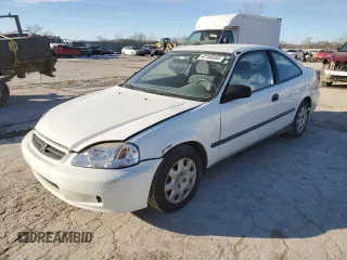1999 Honda Civic DX with VIN 1HGEJ6120XL031958, listed as a Copart auction lot 42166565 with 69,457 mi miles and Clean Title. Bid and sale history available at carsss.com. Image 1.