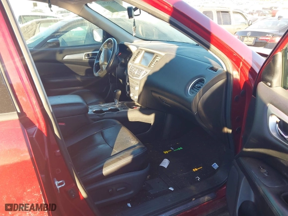 2017 Nissan Pathfinder SV with VIN 5N1DR2MN9HC669673, listed as a IAAI auction lot 41357063 with 141,127 mi miles. Bid and sale history available at carsss.com. Image 5.