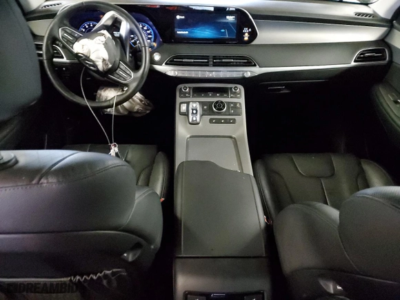 2022 Hyundai Palisade SEL with VIN KM8R4DHE6NU398216, listed as a Copart auction lot 47643615 with 56,673 mi miles and Salvage Title. Bid and sale history available at carsss.com. Image 8.
