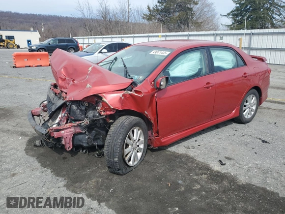 2009 Toyota Corolla with VIN 2T1BU40E79C075958, listed as a Copart auction lot 49871435 with 0 mi miles and Salvage Title. Bid and sale history available at carsss.com. Image 1.
