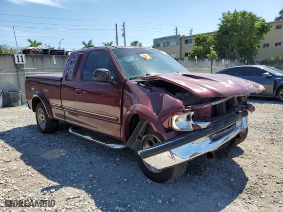 1997 Ford F-150 Standard with VIN 1FTDX1760VNC78128, listed as a Copart auction lot 47314505 with 71,443 mi miles and Salvage Title. Bid and sale history available at carsss.com. Image 4.