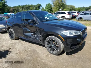 2018 BMW X6 xDrive35i with VIN 5UXKU2C53J0Z61708, listed as a Copart auction lot 68204043 with 41,396 mi miles. Bid and sale history available at carsss.com. Image 4.