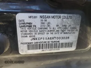 1999 Infiniti G20 z VIN JNKCP11A6XT003028, wystawiony jako Copart lot #72412504 z przebiegiem 157 279 mil mil oraz Szkody całkowita. Historia ofert i sprzedaży dostępna na DreamBid. Obrazek 12.