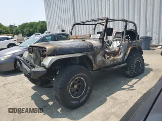 1992 Jeep Wrangler with VIN 2J4FY39S8NJ507873, listed as a Copart auction lot 59502255 with Not provided miles and Salvage title. Bid and sale history available at DreamBid. Image 1.