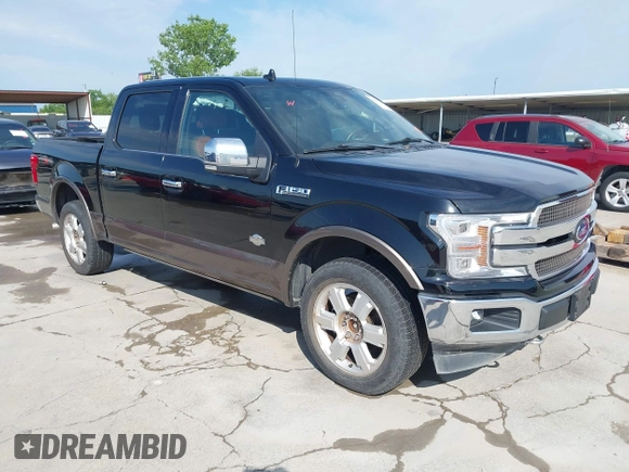 2018 Ford F-150 XL with VIN 1FTEW1E57JFC94834, listed as a IAAI auction lot 42179236 with 76,665 mi miles and . Bid and sale history available at DreamBid. Image 1.