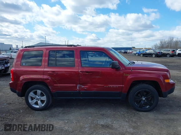 2014 Jeep Patriot Latitude with VIN 1C4NJRFB4ED897890, listed as a IAAI auction lot 41978399 with 76,688 mi miles. Bid and sale history available at carsss.com. Image 13.
