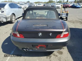 2001 BMW Z3 3.0i with VIN WBACN53481LJ56732, listed as a Copart auction lot 74111214 with 121,081 mi miles and Salvage Title. Bid and sale history available at carsss.com. Image 6.