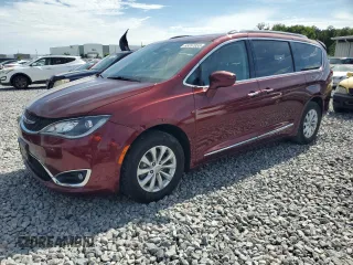 2018 Chrysler Pacifica Touring L with VIN 2C4RC1BG4JR204371, listed as a Copart auction lot 65357055 with 125,102 mi miles and Salvage title. Bid and sale history available at DreamBid. Image 1.