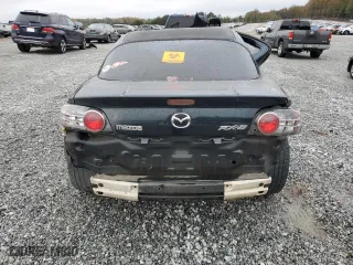 2004 Mazda RX-8 with VIN JM1FE173840119115, listed as a Copart auction lot 80307404 with 0 mi miles and Salvage Title. Bid and sale history available at carsss.com. Image 6.