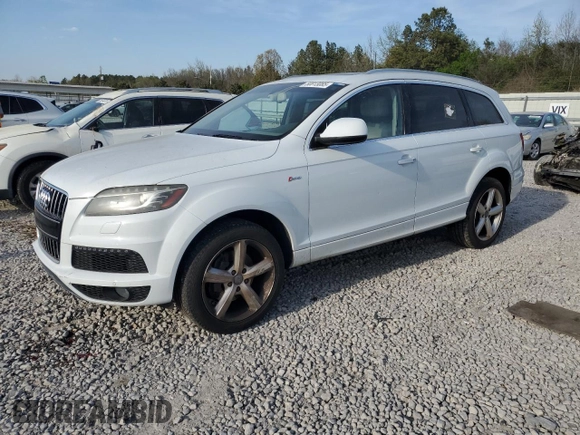2013 Audi Q7 3.0T S line Prestige with VIN WA1DGAFEXDD000599, listed as a Copart auction lot 50813085 with 178,448 mi miles and Clean Title. Bid and sale history available at carsss.com. Image 1.